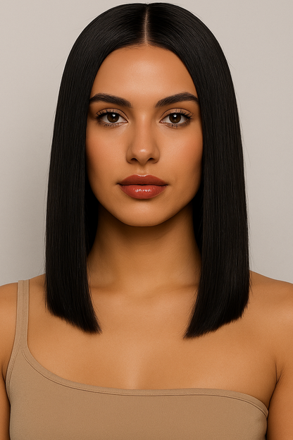 HD Lace 9x6 Straight Wig - Natural Black 100% Human Hair